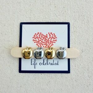 *Apple Charm* KEEP COLLECTIVE~Retired $12 Each Silver or Gold